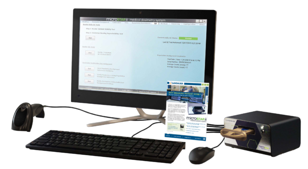 Patient dosimetry reader
